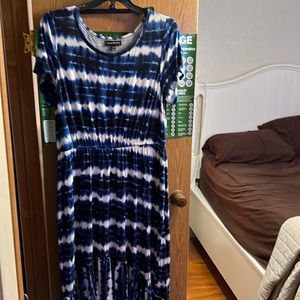Lane Bryant tie dye maxi dress size 18/20